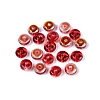 Baking Paint Electroplate Transparent Glass Beads EGLA-Q141-01A-A03-1