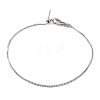 304 Stainless Steel Add a Bead Adjustable Box Chains Bracelets for Women BJEW-M307-01A-P-1