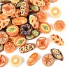 60Pcs Opaque Resin Imitation Food Decoden Cabochons RESI-YW0004-53-1