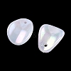Acrylic Imitation Shell Pendants OACR-P039-01B-2
