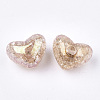 Transparent Crackle Acrylic Beads TACR-S148-04E-2