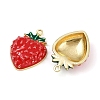 Brass Enamel Pendants KK-R224-14D-G-2
