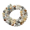 Natural Flower Amazonite Beads Strands G-A272-A01-29-4