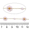 Handmade 304 Stainless Steel Beaded Chains CHS-L031-08G-04-3
