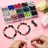 DIY Natural & Synthetic Mixed Gemstone Stretch Bracelets Making Kit DIY-YW0008-58-3