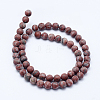 Natural Sesame Jasper/Kiwi Jasper Beads Strands G-F518-23-8mm-2