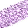 Baking Paint Transparent Glass Beads Strands LS-GLAA-Q109-01A-03-1