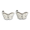 304 Stainless Steel Pendant Cabochon Setting for Enamel Butterfly STAS-P279-30P-1