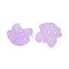 Frosted Transparent Acrylic Beads OACR-P029-18B-04-2