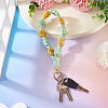 Cotton Braided Flower Pendant Decorations AJEW-TAC0030-032G-05-5