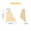 10Pcs Brass Pendants KK-FH0002-59-5