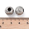 304 Stainless Steel Rhinestone European Beads STAS-A092-10I-P-3