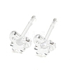 Resin Stud Earring Findings X1-FIND-H046-09-1