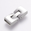 Tarnish Resistant 304 Stainless Steel Fold Over Clasps STAS-E144-147P-1