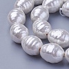 Shell Pearl Beads Strands BSHE-P030-03D-3