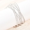 304 Stainless Steel Cuff Bangles for Women BJEW-Z155-05P-3
