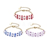 3Pcs Handmade Glass Seed Beaded Bracelet Sets for Women BJEW-MZ00133-2