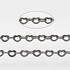 Brass Heart Link Chains CHC-T008-03B-01-1