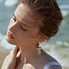 10Pcs Brass Stud Earring Findings KK-BBC0021-68-6
