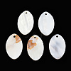 Natural Freshwater Shell Pendants SHEL-N026-214B-B01-2