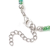 3MM Gradient Color Glass Seed Beaded Choker Necklaces for Women NJEW-JN05875-5