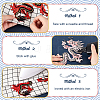 Dragon Embroidery Iron on/Sew on Patches DIY-WH0568-49-3