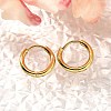 304 Stainless Steel Hoop Earrings for Women EJEW-M068-15K-G-3