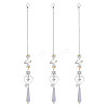 3Pcs Alloy Planet Star Hanging Ornaments HJEW-TA00368-1