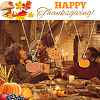44pcs 11 styles Thanksgiving Day Alloy Enamel Pendants ENAM-GA0001-08-6
