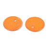 Spray Painted Natural Capiz Shell Disc Charms X1-BSHE-T014-02B-2