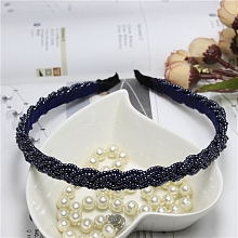 Plastic Pearl Beaded Hair Bands PW-WG46126-03