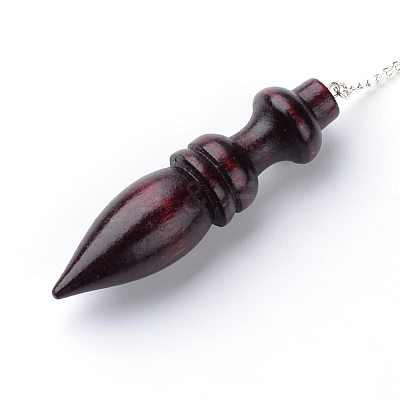 Wood Pointed Dowsing Pendulums X-WOOD-Q023-03-1