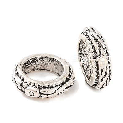 Tibetan Style Alloy Beads X-PALLOY-S079-084AS-1