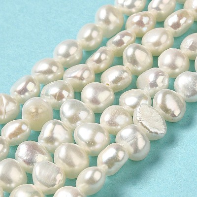 Natural Cultured Freshwater Pearl Beads Strands PEAR-E017-01-1