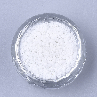Opaque Glass Cylinder Beads SEED-Q036-01A-J02-1