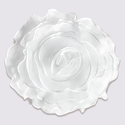 1Pc Flower Polyester Brooches JEWB-CN0001-08A-1
