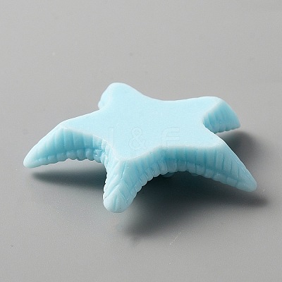 Ocean Theme Opaque Resin Cabochons CRES-WH0013-13A-1