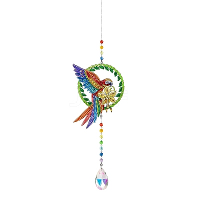 Parrot DIY Diamond Painting Pendant Decoration Kits PW-WGA9A94-01-1