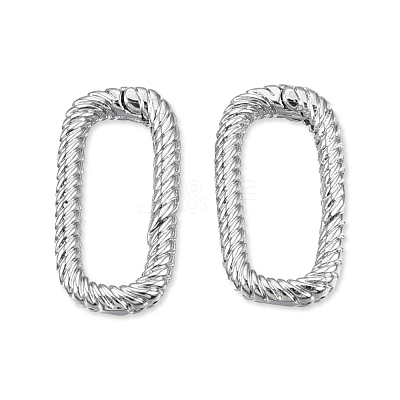Brass Spring Gate Rings KK-N232-471P-1