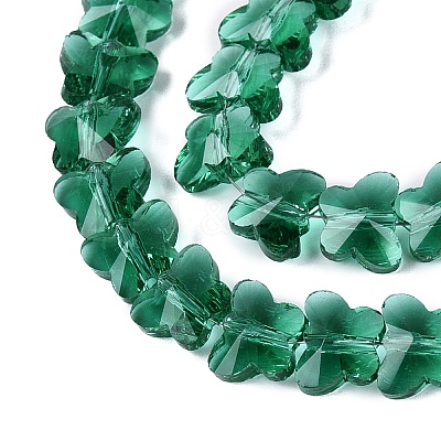 Transparent Glass Beads Strands GLAA-Q118-01A-B05-1