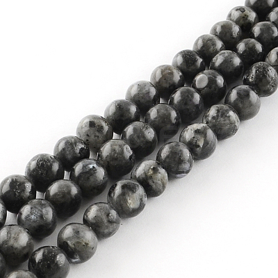 Natural Larvikite Round Beads Strands LS-G-R342-10mm-09-1