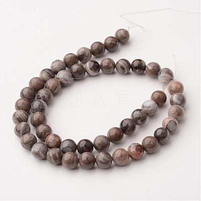Natural Quartz Round Beads Strands G-K103-10mm-1