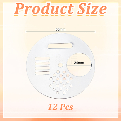 Stainless Steel Bee Barrier AJEW-WH0596-254-1