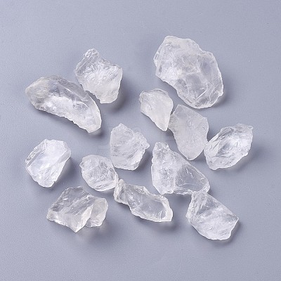 Rough Raw Natural Quartz Crystal Beads G-WH0003-01-1
