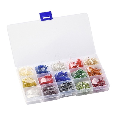 180G 15 Colors Glass Seed Beads SEED-JQ0003-01A-4mm-1