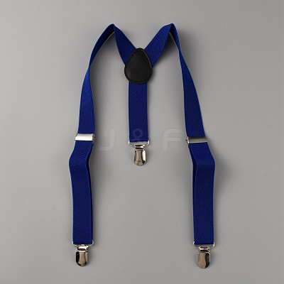 Adjustable Polyester Y-Shaped Heavy Duty Suspenders AJEW-WH0307-23H-1