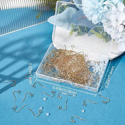 200Pcs 316 Surgical Stainless Steel Earring Hooks STAS-BBC0001-89-1
