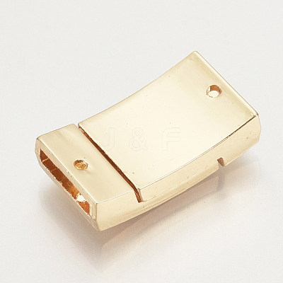 Alloy Magnetic Clasps with Glue-in Ends X-PALLOY-R089-05KC-1