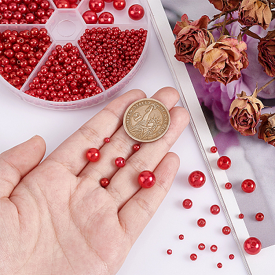 1070Pcs Imitation Pearl Acrylic Beads OACR-PH0004-17-1