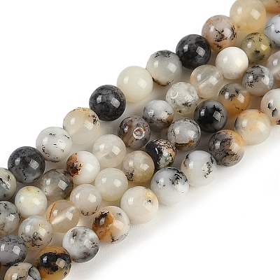 Natural White African Opal Beads Strands G-H062-A06-05-1